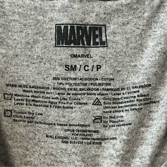 Men’s Marvel Stark Industries Gray T-Shirt. Size Small. - Picture 7 of 9